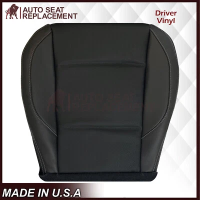 2018-2019 se adapta a Subaru Outback Driver Bottom Syn. Funda de asiento de cuero en negro Foto 1 de 4