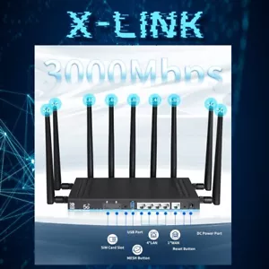 4G CPE Router Dual Sim ZBT Wi-Fi 6 160mhz AX3000 Enterprise/Home Gigabit Router - Picture 1 of 7