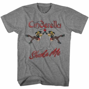 Cinderella Band Martini Glasses Shake Me Adult T Shirt Metal Music Merch - Picture 1 of 5