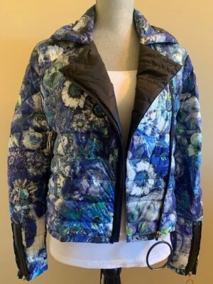 CHAQUETA DE PLUMÓN DE NAILON MULTICOLOR ESTILO/COLECCIÓN JUST CAVALLI TALLA EU 42/US 10 Foto 1 de 4