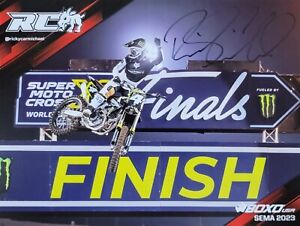 2023 Ricky Carmichael signed Boxo Triumph SEMA Motocross Supercross Hero Card