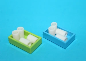 Playmobil 2 Cajas de Vendajes Envolturas para Animales, Caballos, Veterinario, Granero - Imagen 1 de 2