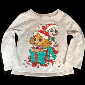 Old Navy Collectabilitees Long Sleeve T-Shirt Paw Patrol Presents Holiday Top - Picture 1 of 7