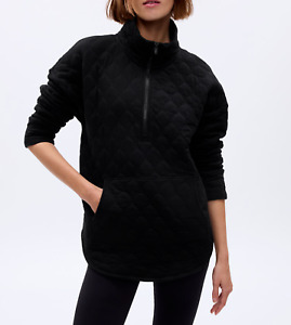 Gap Women's Fit Jacquard Pullover Black Suze S Petite NWT