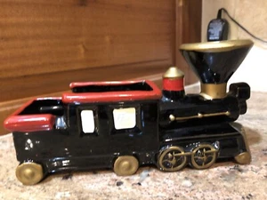 Maceta vintage Rubens tren de vapor rojo negro dorado, Japón - Imagen 1 de 16
