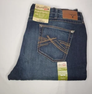 Wrangler Men's 20X Slim Fit Straight Leg Denim Jean Size 40X32 - Picture 1 of 11