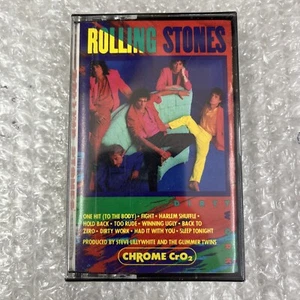 THE ROLLING STONES Dirty Work Cassette Tape - Picture 1 of 3