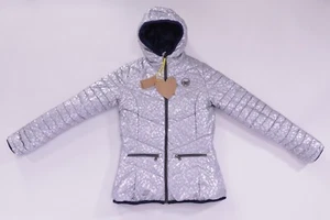 VINGINO JACKE GR. 14 16 JAHRE SILBER BLAU WENDBAR NEU - Bild 1 von 6