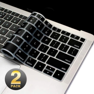 2x Dust-Proof Silicone Keyboard Protector for MacBook Air 11 13, Pro 13 14 15 16 - Picture 1 of 13