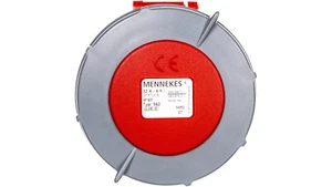 Portable socket 1-piece 32A 5p 6h 400V IP67 AM-TOP screw terminals MEN562 /T2ES - Imagen 1 de 1