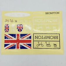 Free Shipping Brompton bicycle custom frame decal sticker set titanium 