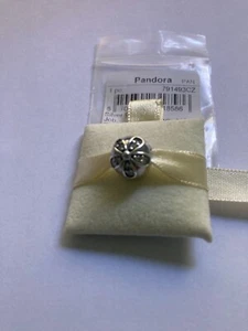 Genuine Pandora Sterling Silver Dazzling Daisy Clear Clip Charm 791493CZ - Picture 1 of 6