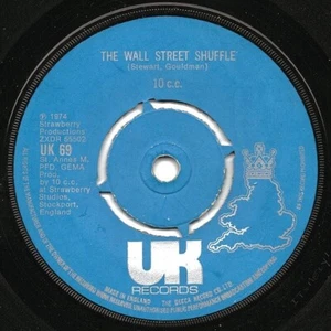 10 cc - The Wall Street Shuffle - 7" Vinyl - 1974 - UK Records - Picture 1 of 2