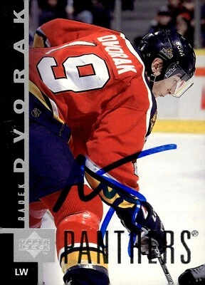Radek Dvorak - Signed 1997-98 Upper Deck Card #71 - Image 1 of 2