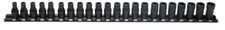 H.B. Products Inc Tscs2522B 22 Piece Combination Turbo Socket Set 1/4