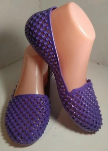 Skidders Womens Purple Studded Flats Size 8 - Picture 1 of 5