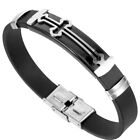  Cross Bracelet Stainless Steel Bracelets for Men Wrist Chain