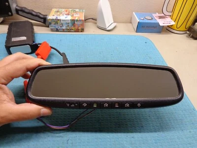 MITSUBISHI OUTLANDER 17 18 19 20 REARVIEW MIRROR AUTO DIM LANE MONITOR HOMELINK - Image 1 of 4