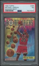 1998/99 Topps Basketball #SB6 Michael Jordan Season's Best PSA 7 (NM)