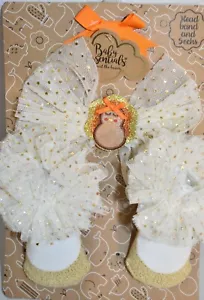 Baby Essentials Thanksgiving Socks  and Headband Girl's - Picture 1 of 6