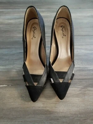 Tacones de aguja QUPID negros 7,5 Foto 1 de 4