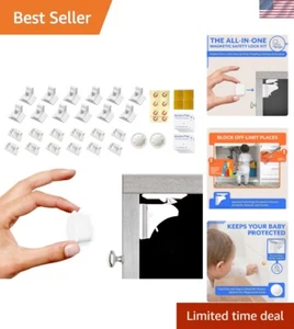 12-Pack Magnetic Child Safety Cabinet Locks with Keys - Easy Installation - Picture 1 of 11