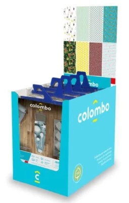 COLOMBO NEW SCAL Telo Copriasse da Stiro in Cotone Misura XL Colombo 140 x 55 cm
