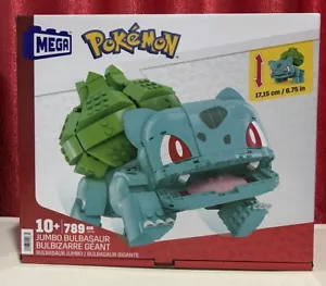 MEGA Pokemon Jumbo Bulbasaur Building Set 1 Action Figure 789pcs New In Box - Picture 1 of 2