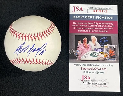 阿列克谢·拉米雷斯签名芝加哥白袜队 OML 棒球 JSA 正品证书 — 第 1/4 张图片