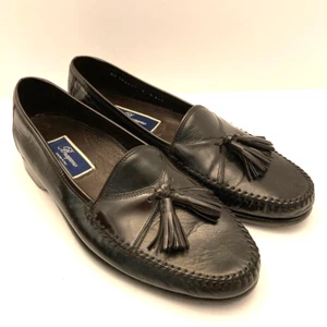 Bragano by Cole Haan Handschuh Leder Halbschuhe Herren 9 M Quasten schwarz mit dunkelbraun - Bild 1 von 11