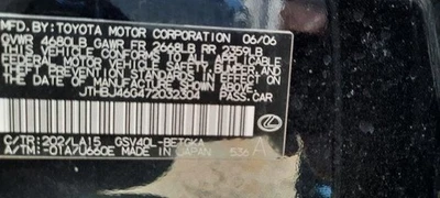 Interruptor de puerta delantera del conductor ventana del conductor se adapta 07-12 LEXUS ES350 3522073 Foto 1 de 4