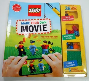 LEGO® Make Your Own Movie 100% Official Guide to Stop-Motion Animation by Klutz - Picture 1 of 2