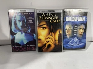 To Die For, When A Stranger Calls, Hollow Man UMD PSP Movies - Foto 1 di 3
