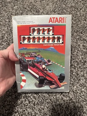 Atari 2600 Pole Position Game With Box And Manual - Image 1 of 4