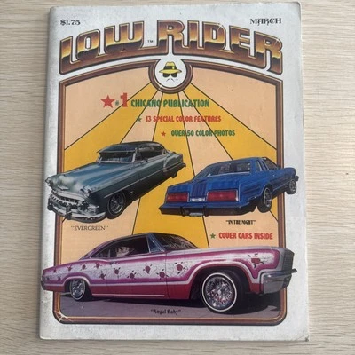 VINTAGE LOW RIDER VOL 3 # 5 MARCH 1980 MAGAZINE CHICANO LOWRIDER CAR CULTURE Foto 1 de 2