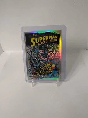 2025 DC Fleer Brilliants Superman Revenge Squad #RS-8 Cyborg Superman - Image 1 of 2