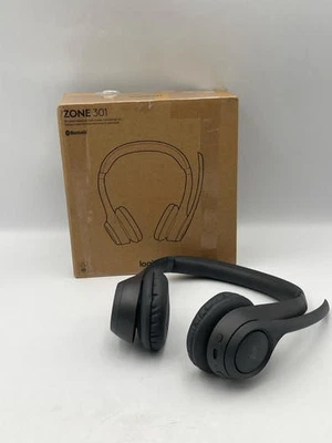 Logitech Zone 301 Wireless Bluetooth Headset Noise-Canceling Microphone READ - Image 1 of 4