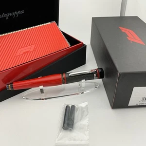 MONTEGRAPPA F1 RACING RED FOUNTAIN PEN LIMITED EDITION - Picture 1 of 7