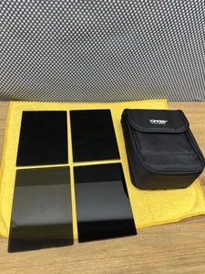 Set of 4 Tiffen 4x5.65” IR ND FILTER SET .9 - 1.5 - 1.8 & 2.1 - Picture 1 of 5