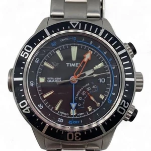 TIMEX Intelligent Quartz Diver Quartz Watch Stainless Steel SS T2N809 3701 - Picture 1 of 5