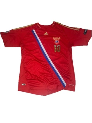 Andrey Arshavin #10 Russia National Team 2012 Home Jersey Adidas L Deadstock - Image 1 of 4