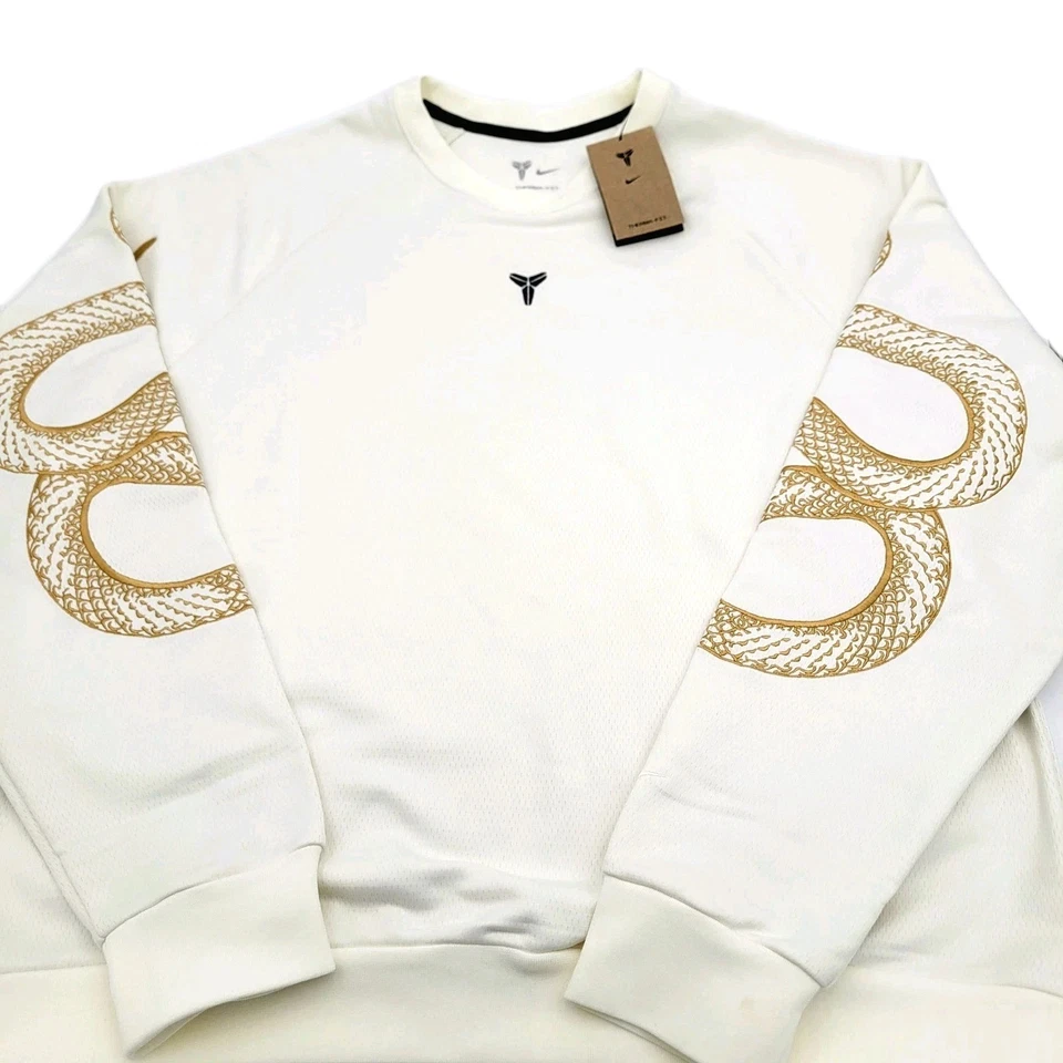 Nike Kobe Year of Mamba Therma Crewneck HQ4697-133 Size Medium
