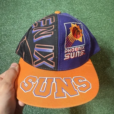 МОЛОДЕЖНАЯ винтажная бейсболка Phoenix Suns NBA с цветным блоком Drew Pearson — РЕДКАЯ - Изображение 1 из 4