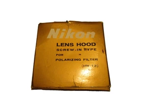 Genuine Nikon HN-12 Screw-In Lens Hood for Polarizing POLAR HN12 HN 12- - Picture 1 of 5