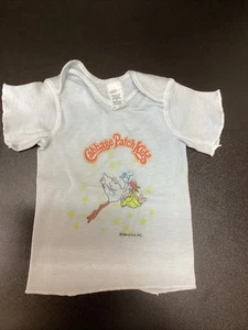 Riegel Cabbage Patch T-Shirt Vintage Made In USA Medium 19-26 Lbs Baby Blue - Bild 1 von 5