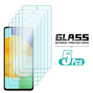Tempered Glass Screen Protector For Samsung S24 S23 S22 Plus S21 FE A15 A05 A72 - Picture 1 of 12
