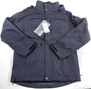 NWT LARGE FIRST TACTICAL MENS TACTIX 3 IN 1 PARKA MIDNIGHT NAVY 118500 REGULAR - Picture 1 of 5