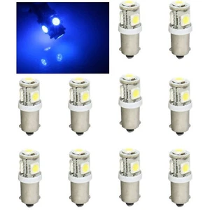 (10) Blue 5-LED Dash Indicator Instrument Panel Cluster Gauges Light Bulbs #57 - Picture 1 of 5