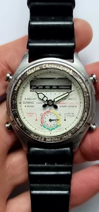 Casio AW-600 Chronograph Ana-Digi Module 373 Vintage Watch Parts or Repair - Picture 1 of 12