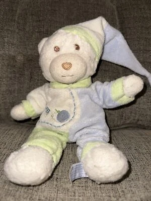 Aurora Baby World Plush Stuffed Animal Snail Flower Hat Bedtime Blue Green Plush - Image 1 of 4